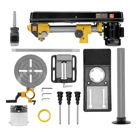 Станок сверлильный радиальный DENZEL DDM-550R, 550 Вт, 16 мм, 12 ск., настольный