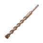 Бур по бетону DENZEL 705052, 22 x 260 мм, двойная спираль, три пылеотводящие кромки