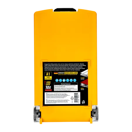 Набор сверл по металлу DENZEL, 1-13 мм, Р6М5-TiN, Golden Tip, 25 шт