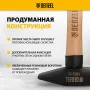 Молоток слесарный DENZEL 1000 г, кованый квадратный боек, буковая рукоятка