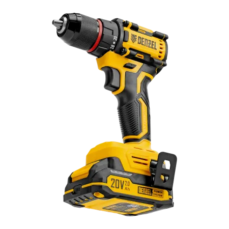 Дрель-шуруповерт аккумуляторная бесщет. DENZEL CDH-BL-20, Li-Ion, 20 В