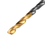 Сверло по металлу DENZEL 3 мм, HSS-Tin, Golden Tip, 10 шт.