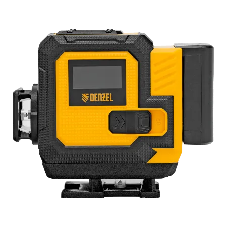Лазерный уровень мультипризменный DENZEL DLV-360-3T, 30 м, зеленый луч, Li-Ion 2,4 Aч, штатив