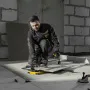 Плиткорез рельсовый DENZEL 600х16мм, каретка на подш., стальная станина, усил. рукоятка-пенал