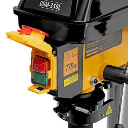 Станок сверлильный DENZEL DDM-350L, 350 Вт, 13 мм, 5 ск., лазер, настольный