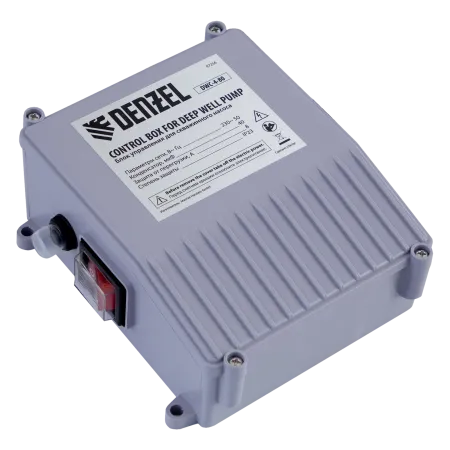 Скважинный насос DENZEL DWC-4-80, 1500 Вт, 5700 л/ч, напор 80 м, центробежный, диаметр 4