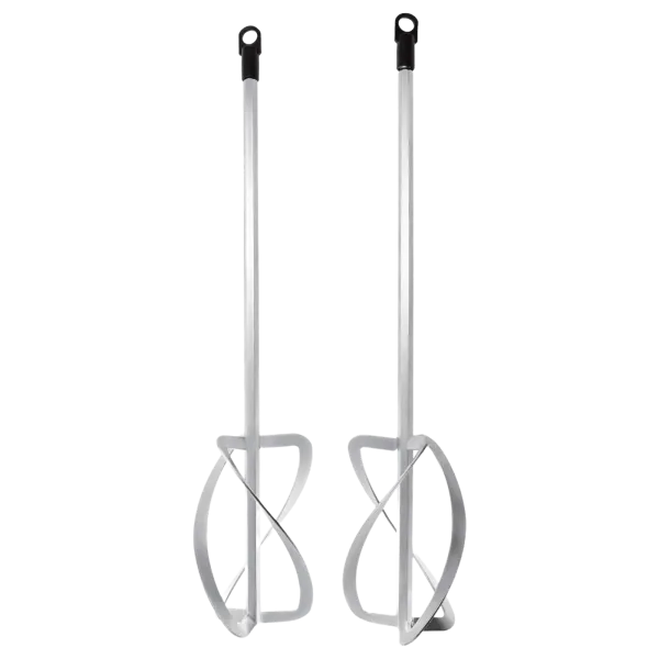 Комплект насадок для строительного миксера DENZEL 2шт., 220х560 мм, оцинкованные, хвостовик HEX13