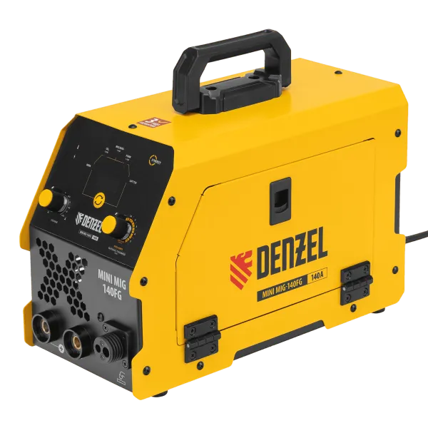 Аппарат инвертор. полуавтомат. сварки DENZEL Mini MIG-140FG, 140 А, ПВ 60%