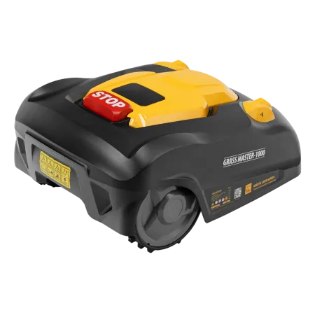 Робот-газонокосилка DENZEL Grass Master 1000  1000м2, 3Ач, 28V, LCD дисплей
