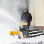 Снегоуборщик гибридный с функц. подметания DENZEL SWB-600, 212 сс, руч. старт, 2 насадки