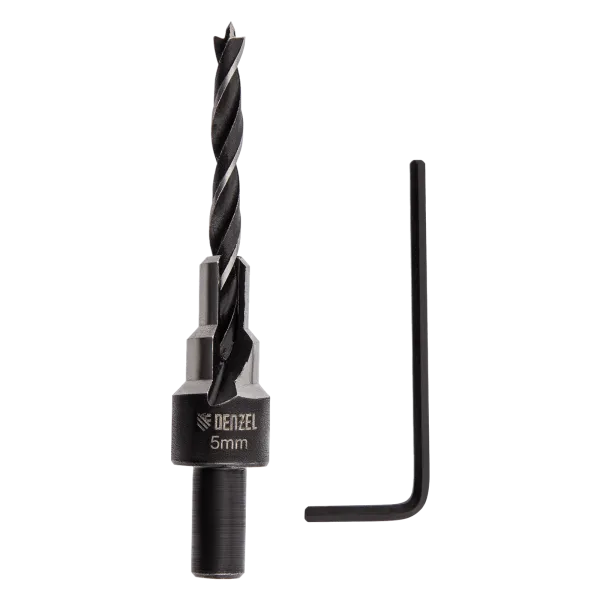 Сверло-зенкер под конфирмат DENZEL 5 мм
