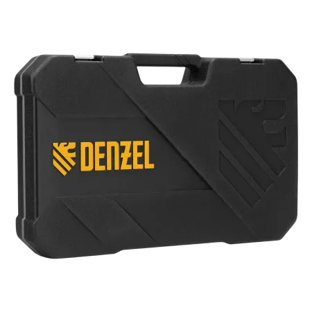Набор инструментов DENZEL 1/2", 1/4", CrV, S2, пластиковый кейс, 84 предмета