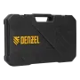Набор инструментов DENZEL 1/2", 1/4", CrV, S2, пластиковый кейс, 84 предмета