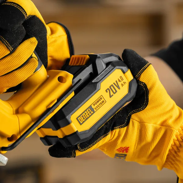 Пила циркулярная аккумуляторная бесщет. DENZEL CCSH-BL-20-185, 185 мм, Li-Ion, 20 В