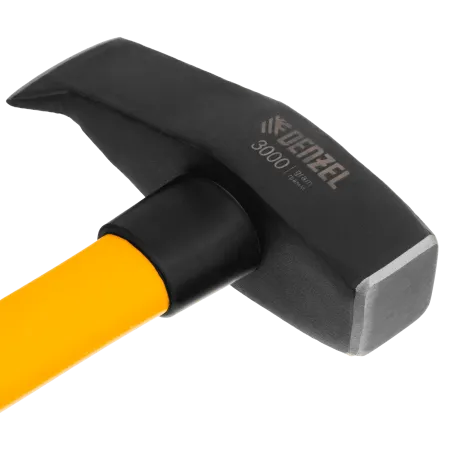 Колун-кувалда DENZEL 3000 г, кованая, фибергласовая  рукоятка c TPR покрытием, 880 мм