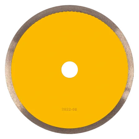 Диск алмазный сплошной DENZEL супертонкий, 200 х 25,4 мм, горячее прессование, мокрое резание