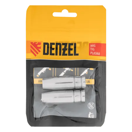 Сопло газовое DENZEL d12, длина 53м, 2 шт для MIG горелки тип 15