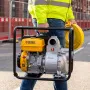 Мотопомпа бензиновая DENZEL PX-80D, 15 л.с, 3, 1500 л/мин, глубина 8 м, напор 30 м