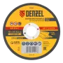 Круг отрезной по металлу DENZEL, 125 х 2,0 х 22,2 мм, WA60TBF