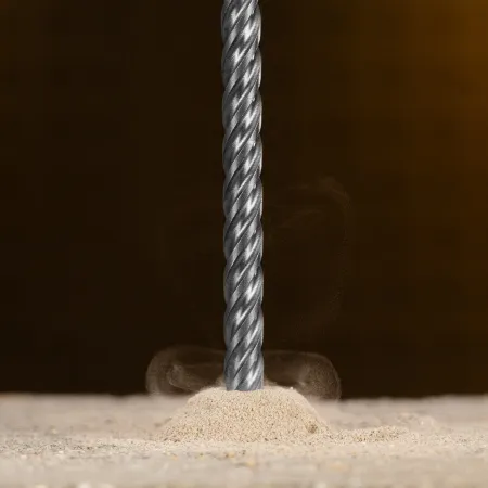 Бур по бетону DENZEL, цельная крестовая пластина, 10x315 мм, SDS PLUS