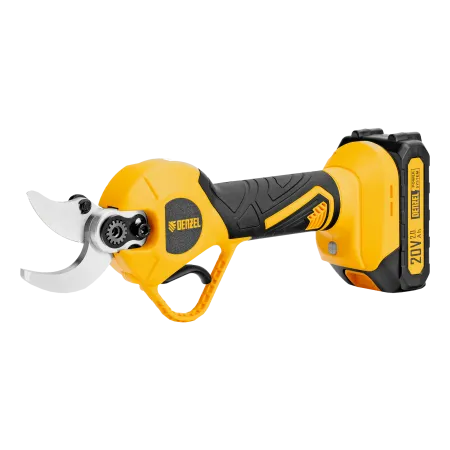 Секатор аккумуляторный, бесщет. DENZEL, CP-30BL, Li-Ion, 20 В, лезвия SK5
