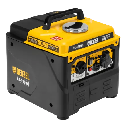 Генератор инверторный DENZEL GS-1100iF, 1,1 кВт, 230 В, ручной старт