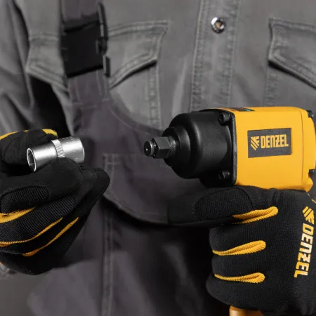 Ударный пневмогайковерт DENZEL IWS550 Compact, 1/2", 8500 об/мин, 710 Нм