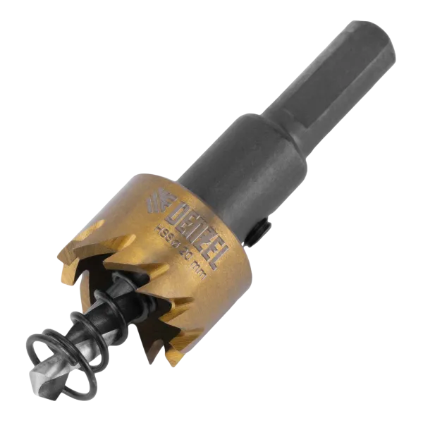 Коронка по металлу DENZEL 724101, 20 мм, HSS, нитридтитановое покрытие