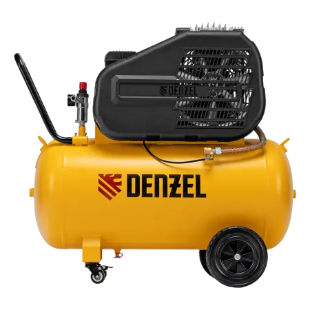 Компрессор воздушный DENZEL рем. привод BCI 2200/100, 2,2 кВт, 100 литров, 420 л/мин