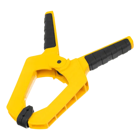 Струбцина клещеобразная DENZEL усиленная 100 х 80 мм, двухкомпонентные рукоятки