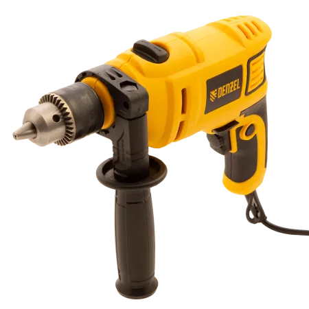 Ударная дрель DENZEL ID-650, 650 Вт, 0-3000 об/мин, 48000 уд/мин