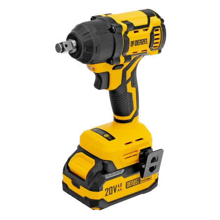 Гайковерт ударный аккумуляторный бесщет. DENZEL CIWH-BL-20-500, Li-Ion, 20 В