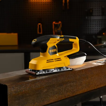 Машина плоскошлифовальная вибрационная DENZEL VS-90-187, 240 Вт, 6000-11000 об/мин