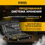 Набор инструментов DENZEL 1/2", 1/4", CrV, S2, пластиковый кейс, 194 предмета