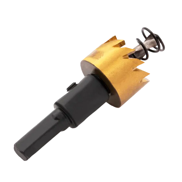 Коронка по металлу DENZEL 724102, 21 мм, HSS, нитридтитановое покрытие