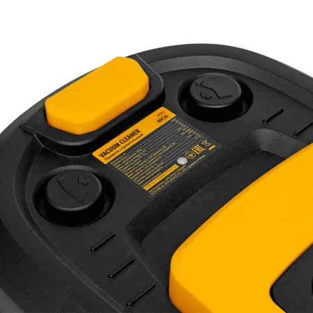 Пылесос строительный DENZEL RVC30, 1400 Вт, бак 30 л, шланг 3 м, розетка с автосинхр.