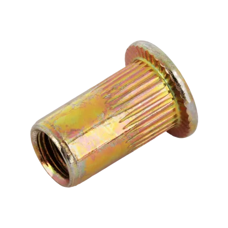 Заклепки резьбовые DENZEL стальные, оцинкованные, М5, пластиковый кейс, 100 шт.