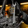 Набор инструментов DENZEL 1/2", 1/4", CrV, S2, пластиковый кейс, 84 предмета