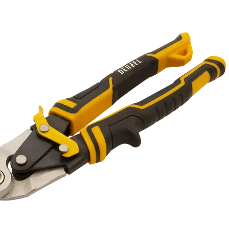 Ножницы по металлу DENZEL 78370, 270 мм, прямой рез, сталь Crmo