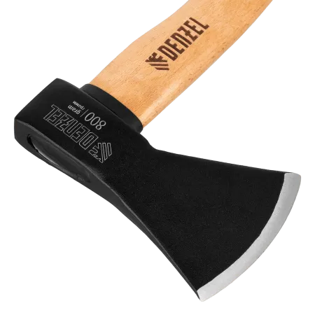 Топор DENZEL 800 г, кованый, буковое топорище