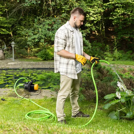 Садовый поверхностный насос DENZEL GPL600, 600 Вт, 3000 л/ч, подъем 35 м, пластик