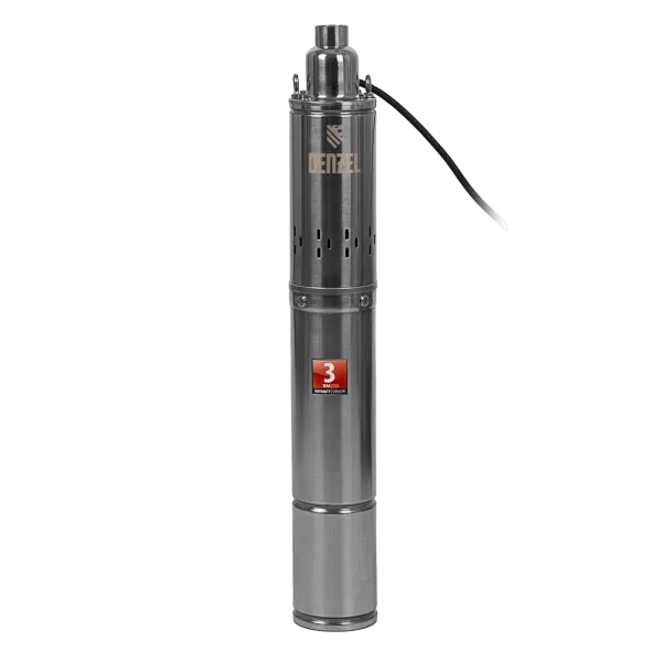 Скважинный насос DENZEL DWS-4-150, 1300 Вт, 2000 л/ч, напор 150 м, винтовой, диаметр 4