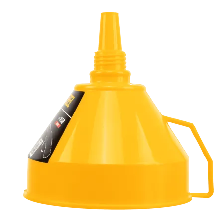Воронка пластиковая DENZEL 160 мм с металлическим ситом и гибким наконечником