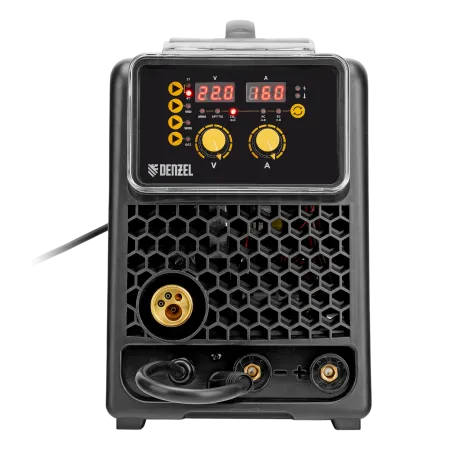 Аппарат инвертор. полуавтомат. сварки DENZEL MIG-160, 160 А, ПВ 60%, катушка 5 кг