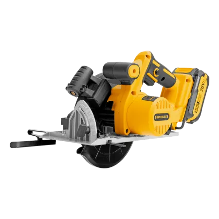 Пила циркулярная аккумуляторная бесщет. DENZEL CCSH-BL-20-185, 185 мм, Li-Ion, 20 В