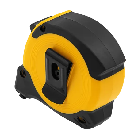 Рулетка DENZEL 5м х 19мм, двухкомп. корпус, магнитный обрезиненный зацеп