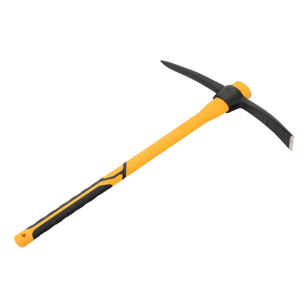 Кирка DENZEL 2000 г, узкая, фиберглассовая обрезиненная рукоятка 900 мм