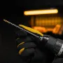 Сверло спиральное по металлу DENZEL 4,5 х 126 мм, Р6М5, Golden Tip, удлиненное