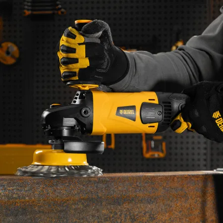 Машина шлифовальная угловая DENZEL AG150-1500, 1500 Вт, 150 мм, 8500 об/мин