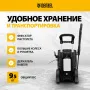 Моечная машина высокого давления DENZEL R-180, 2200 Вт, 180 бар, 380 л/ч, колесная